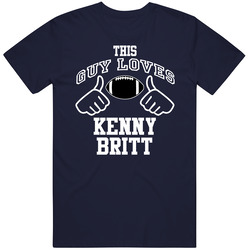 This Guy Loves Kenny Britt St Louis Football Fan Sports T Shirts Unisex Cotton Tee Classic T Shirt
