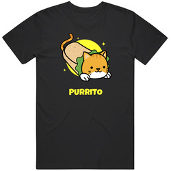 Purrito Cat Unisex Cotton Tee Classic T Shirt