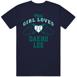 This Girl Loves Dae-ho Lee Seattle Baseball Player Classic Unisex Cotton Tee Classic T Shirt