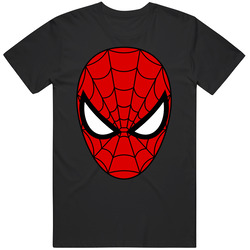 Spiderman Face Comic Unisex Cotton Tee Classic T Shirt