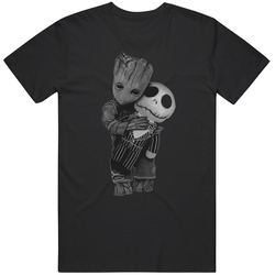 Groot Skelleton Unisex Cotton Tee Classic T Shirt