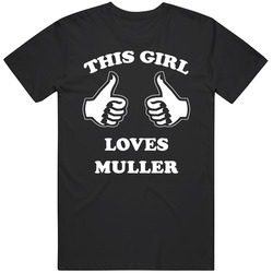 Thomas Muller Germany Mf This Girl Loves Football Soccer World Cup Unisex Cotton Tee Classic T Shirt