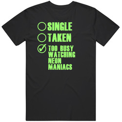 Watching Neon Maniacs Horror Film Unisex Cotton Tee Classic T Shirt