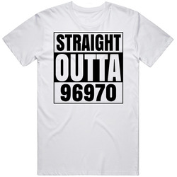Straight Outta 96970 Ebeye  Compton Parody Unisex Cotton Tee Classic T Shirt