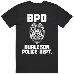 Burleson Texas Police Department Dept Bpd Officer Custom Usa City Unisex Cotton Tee Classic T Shirt