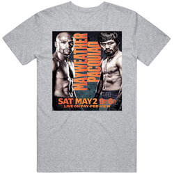 Floyd Mayweather Manny Pacquiao Legends Boxing Unisex Cotton Tee Classic T Shirt