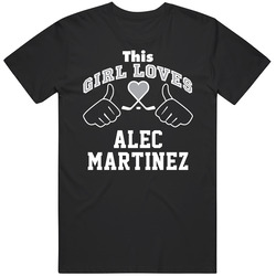 This Girl Loves Alec Martinez Los Angeles Hockey Fan Sports Unisex Cotton Tee Classic T Shirt