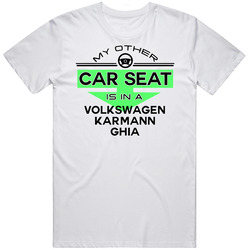 Car Seat In A Volkswagen Karmann Ghia Funny Kids Car Unisex Cotton Tee Classic T Shirt