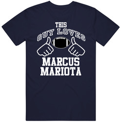 This Guy Loves Marcus Mariota Tennessee Football Fan Sports T Shirts Unisex Cotton Tee Classic T Shirt