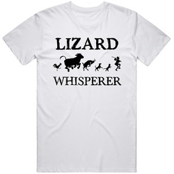 Lizard Animal Whisperer Unisex Cotton Tee Classic T Shirt