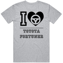 I Love My Toyota Fortuner Car Lover Enthusiast Baseball Raglan Unisex Cotton Tee Classic T Shirt