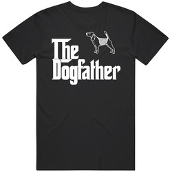 Beagle Custom Dog Breed The Dogfather Black Unisex Cotton Tee Classic T Shirt