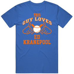 This Guy Loves Ed Kranepool New York Baseball Player Classic Unisex Cotton Tee Classic T Shirt