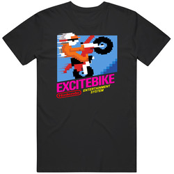 Excitebike NES Cover No Seal Unisex Cotton Tee Classic T Shirt
