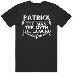Patrick Man Myth Legend Vintage Grunge Style Cool Name Unisex Cotton Tee Classic T Shirt