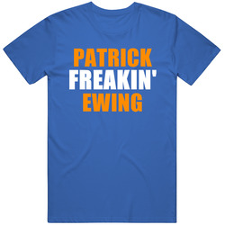 Patrick Ewing New York Brooklyn New Jersey Basketball Sports Freakin Unisex Cotton Tee Classic T Shirt
