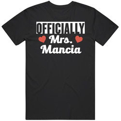 Officially Mrs Mancia Just Married Funny Wife Unisex Cotton Tee Classic T Shirt