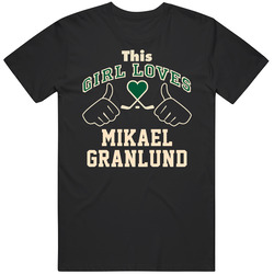 This Girl Loves Mikael Granlund Minnesota Hockey Fan Sports Unisex Cotton Tee Classic T Shirt