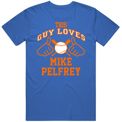 This Guy Loves Mike Pelfrey New York Baseball Player Classic Unisex Cotton Tee Classic T Shirt