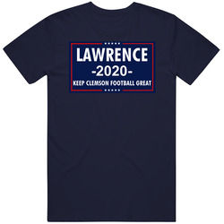 Vote Trevor Lawrence 2020 Keep Clemson Football Great Fan Unisex Cotton Tee Classic T Shirt