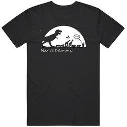 Noah's Dilemma T-rex Funny Bible Unisex Cotton Tee Classic T Shirt