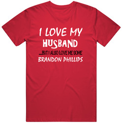 Brandon Phillips Sports Love Me Some Unisex Cotton Tee Classic T Shirt