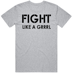 Fight Like A Grrrl Girl Holly Holm Preacher's Daughter Mma Unisex Cotton Tee Classic T Shirt