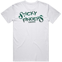 Sticky Fingers Ribhouse Cool Popular Food Drink Restaurant Brand Logo Gift Unisex Cotton Tee Classic T Shirt