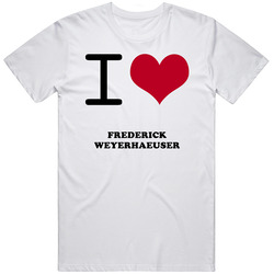 I Heart Frederick Weyerhaeuser Business Hall Of Fame Unisex Cotton Tee Classic T Shirt