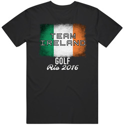 Ireland Golf Rio 2016 Olympic Team Flag Unisex Cotton Tee Classic T Shirt
