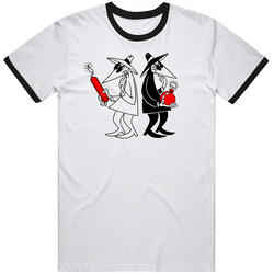 Spy vs. Spy, T-Shirt, Mad magazine, Cartoon, Funny, Espionage Unisex Cotton Tee Classic T Shirt