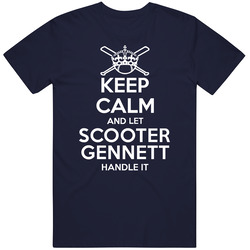 Keep Calm And Let Scooter Gennett Handle It Milwaukee Baseball Player Cool Fan Unisex Cotton Tee Classic T Shirt