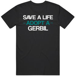 Gerbil Save A Life Adopt An Animal Unisex Cotton Tee Classic T Shirt