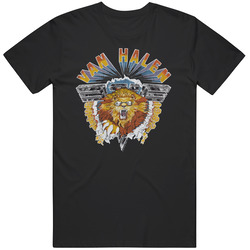Van Halen Diver Men Black Unisex Cotton Tee Classic T Shirt