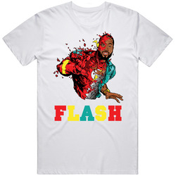 Flash Super Hero Dwayne Wade Basketball Unisex Cotton Tee Classic T Shirt