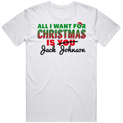 All I Want For Christmas Is Jack Johnson Los Angeles Hockey Fan Unisex Cotton Tee Classic T Shirt