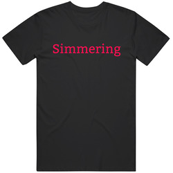 Simmering Unisex Cotton Tee Classic T Shirt