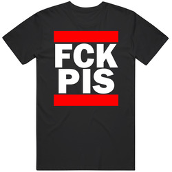 Fck Pis France      Funny Graphic Patriotic Parody Black Unisex Cotton Tee Classic T Shirt