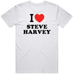 Steve Harvey I Love Heart Stand Up Comedian Comedy Funny Unisex Cotton Tee Classic T Shirt