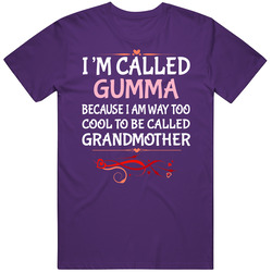 Personalized Too Cool  In Purple Unisex Cotton Tee Classic T Shirt