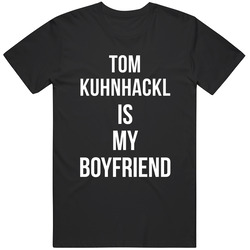 Tom Kuhnhackl Is My Boyfriend Pittsburgh Hockey Team Fan Unisex Cotton Tee Classic T Shirt