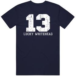 Lucky Whitehead #13 Dallas Football Worn Look Sports Unisex Cotton Tee Classic T Shirt