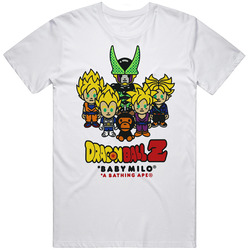 Baby Milo A Bathing Ape Dragonball Z Bape Broly Super Saiyan Unisex Cotton Tee Classic T Shirt