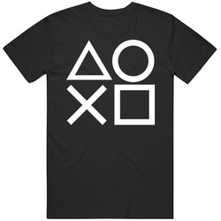 Playstation Controller Buttons 4 Unisex Cotton Tee Classic T Shirt