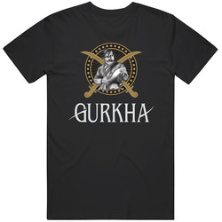 Gurkha Cigars Black Unisex Cotton Tee Classic T Shirt