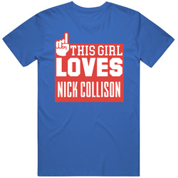 Nick Collison #4 Oklahoma City Basketball This Girl Loves Team Fan Sports Unisex Cotton Tee Classic T Shirt