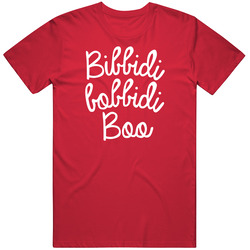 Bibbidi Bobbidi Boo Man's  Red Unisex Cotton Tee Classic T Shirt