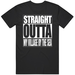 Straight Outta Parody Customizable Unisex Cotton Tee Classic T Shirt