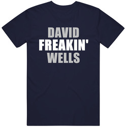 David Wells New York Brooklyn Baseball Sports Freakin Unisex Cotton Tee Classic T Shirt