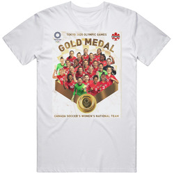 Canada Soccer's Women's National Team Unisex Cotton Tee Classic T Shirt